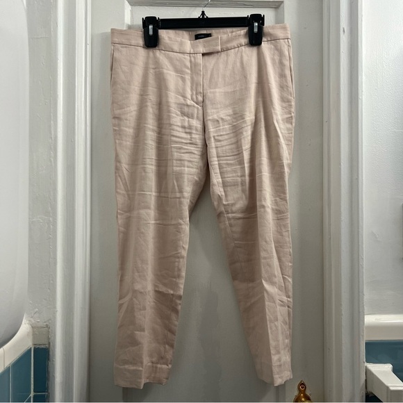 JOSEPH Stretch Linen Cotton Trina Trousers, EU 42 / US 10 - Picture 2 of 7